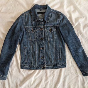 NWT Slim Denim Jacket in Astonish Destruct